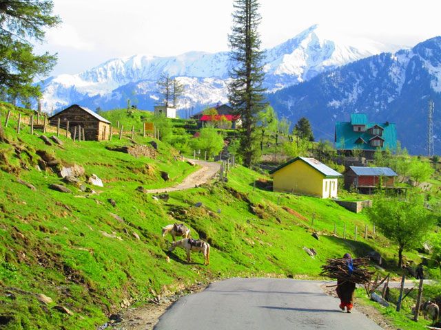 Gulaba Village in Manali Himachal Pradesh